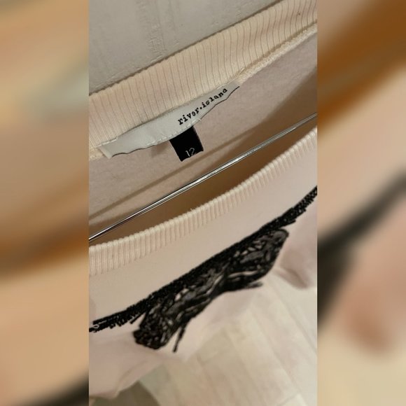 River Island Owl Design Sweatshirt - Picture 3 of 4